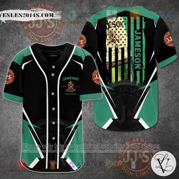 Jameson United States Flag Baseball Jersey