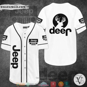 Jeep Giraffa White Baseball Jersey