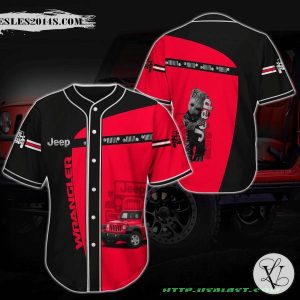 Jeep Wrangler Baby Groot Baseball Jersey Shirt