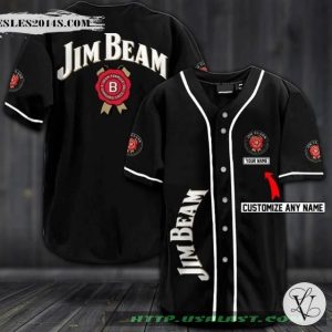 Jim Beam Personalized Baseball Jersey Shirt