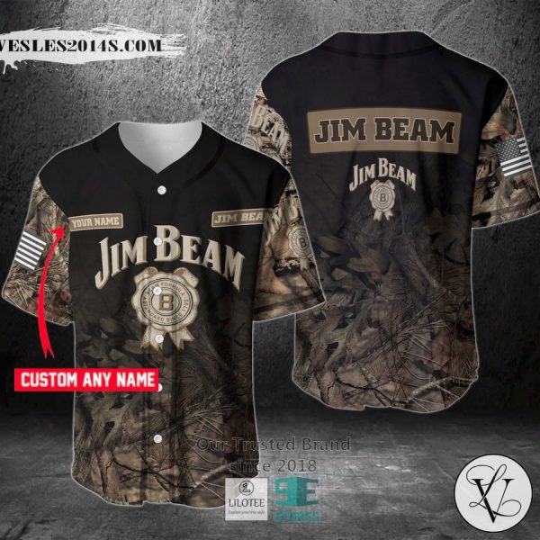 Jim Beam Your Name Hunting Baseball Jersey