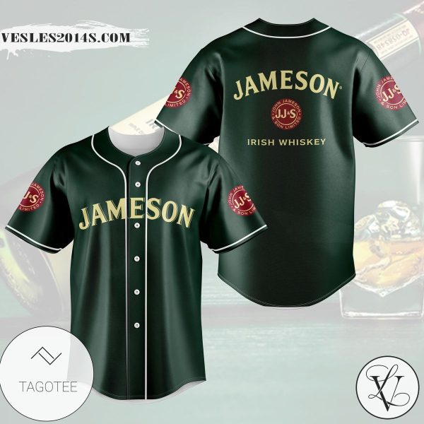 John Jameson Son Limited Irish Whiskey Baseball Jersey