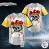 Joker Card Crossbone Skull Baseball Jersey