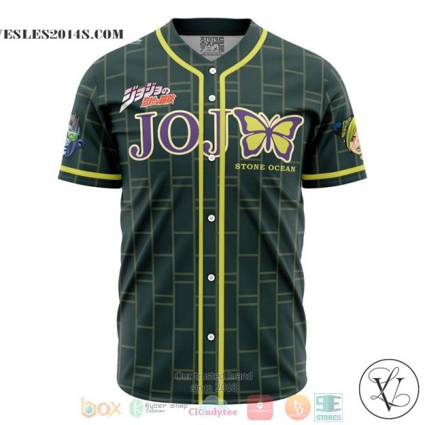 Jolyne Cujoh Stone Ocean Jojos Bizarre Adventure Baseball Jersey