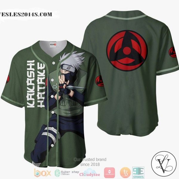 Kakashi Hatake Naruto Baseball Jersey Shirt