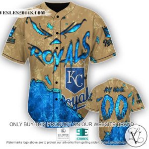 Kansas City Royals Blood Personalized Baseball Jersey