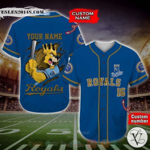Kansas City Royals MLB Personalized Baseball Jersey