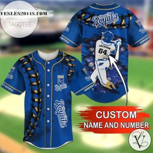 Kansas City Royals Personalized Name Number Baseball Jersey Shirt – MLB