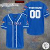 Kansas Jayhawks Men’s Basketball Personalized Baseball Jersey