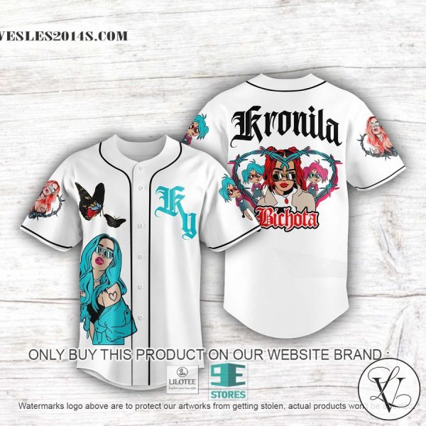 Karol G Bichola Butterfly Baseball Jersey