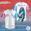 Karol G Bichola White Blue Baseball Jersey