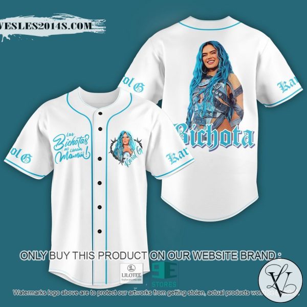 Karol G Las Bichotas No lloran Mami Baseball Jersey