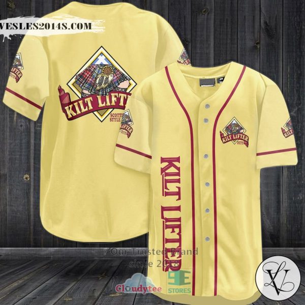 Kilt Lifter Baseball Jersey Shirt