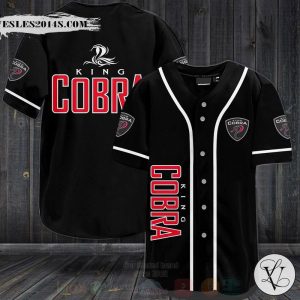 King Cobra Malt Liquor Label Baseball Jersey Shirt