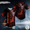 King Of Dragon Skull Custom Baseball Jersey