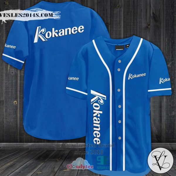 Kokanee Beer Baseball Jersey Shirt