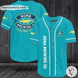 Kona Brewing Co Baseball Jersey Sry