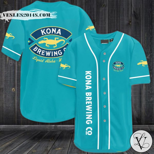 Kona Brewing Co Baseball Jersey Sry