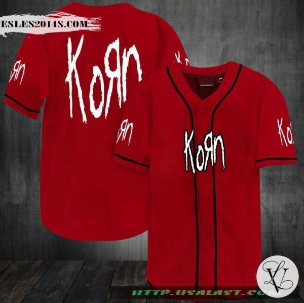 Korn Band Baseball Jersey Shirt