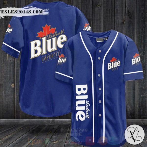 Labatt Blue Baseball Jersey Shirt