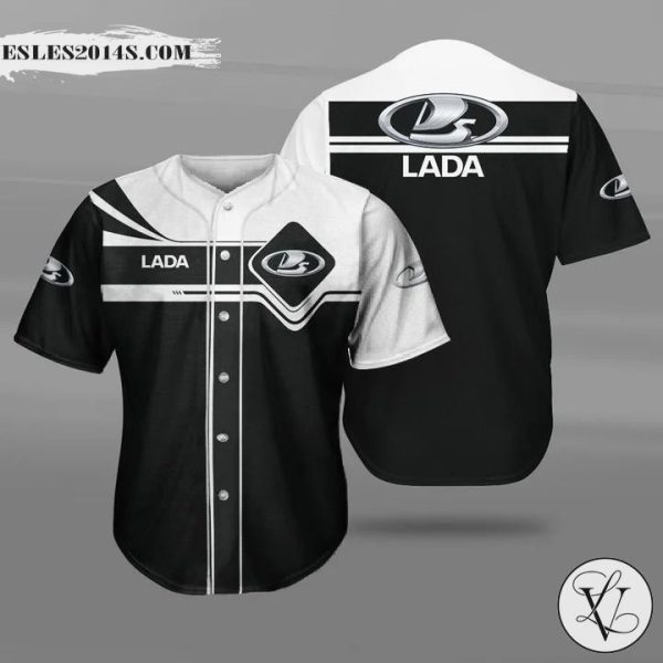 Lada car 3d Baseball Jersey- Dnstyles