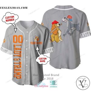 Lady And The Tramp Love Personalized Baseball Jersey Shirt