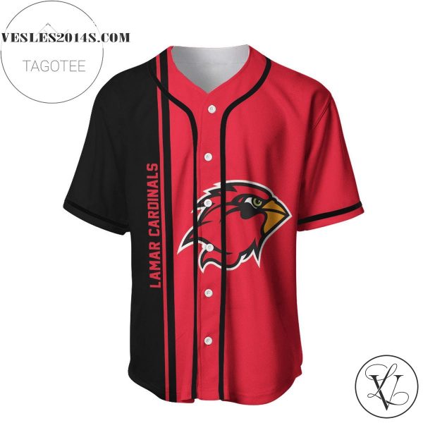 Lamar Cardinals Baseball Jersey Half Style – NCAA