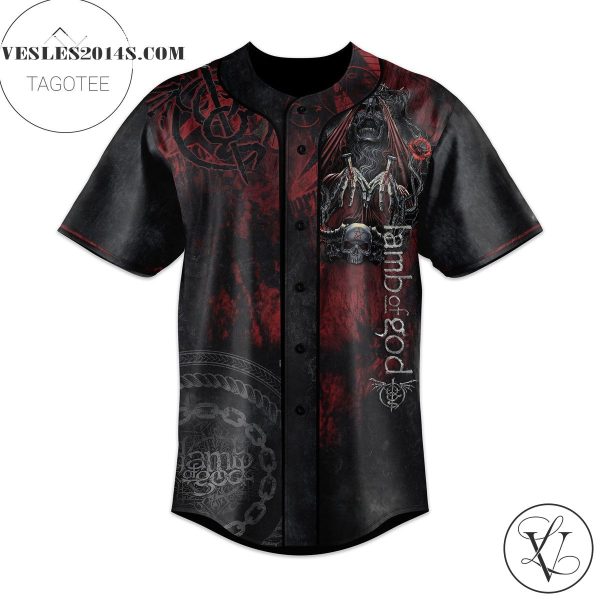 Lamb Of God Baseball Jersey 3d All Over Printed