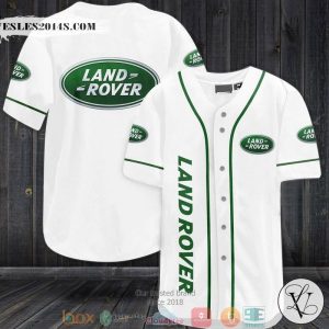 Land Rover White Baseball Jersey