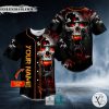 Lava Crack Skull Custom Baseball Jersey
