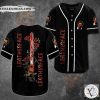 Leatherface Chainsaw White Piping Baseball Jersey