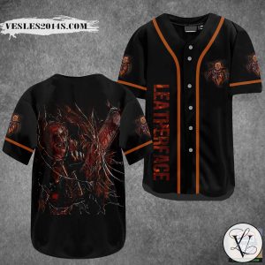 Leatherface Red Whiping Baseball Jersey