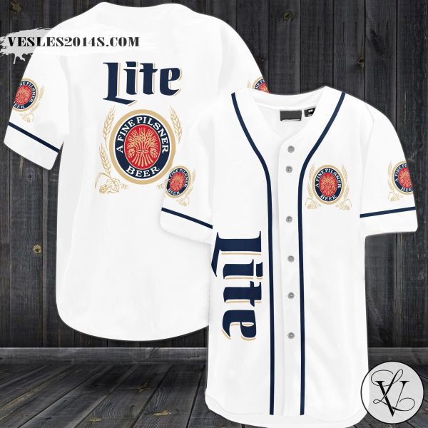 Lite a fine pilsner beer Baseball Jersey