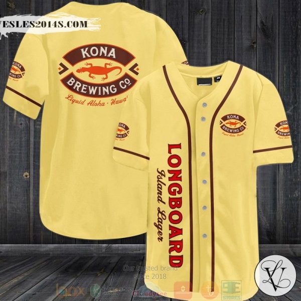 Longboard Island Lager Baseball Jersey