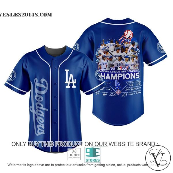 Los Angeles Dodgers 2022 Champions Baseball Jersey