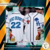 Los Angeles Dodgers Bad Bunny 22 Baseball Jersey mV8