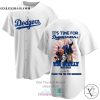 Los Angeles Dodgers It’s Time For Dodgers white Baseball Jersey