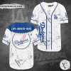 Los Angeles Dodgers Live Breath Blue Baseball Jersey