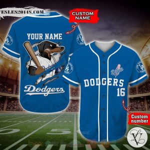Los Angeles Dodgers MLB Personalized Baseball Jersey