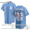 Los Angeles Dodgers October Rise Let’s Go Dodgers blue Baseball Jersey