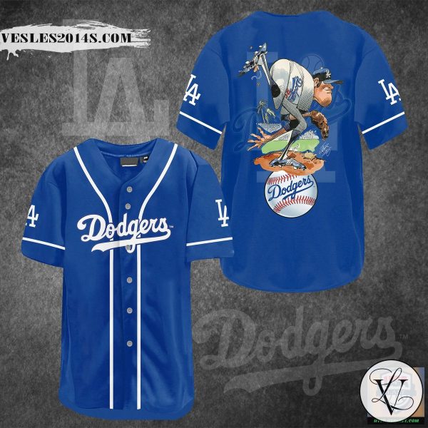 Los Angeles Dodgers Sporty Baseball Jersey