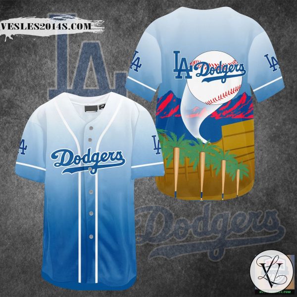 Los Angeles Dodgers Summer 3D Baseball Jersey