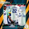 Los Angeles Dodgers logo Bad Bunny Baseball Jersey