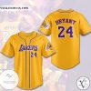 Los Angeles Lakers Bryant Baseball Jersey
