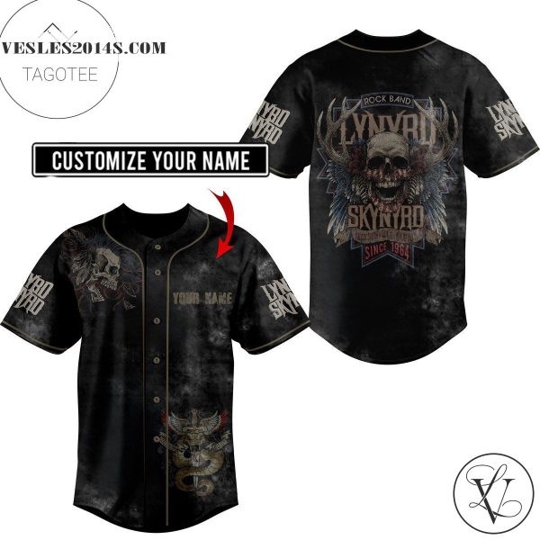 Lynyrd Skynyrd Baseball Jersey 3d All Over Printed