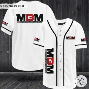 MBM NASCAR baseball jersey