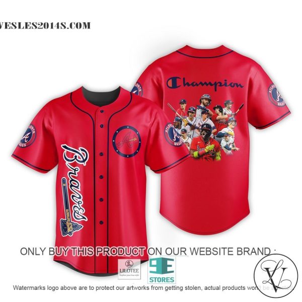 MLB Atlanta Braves Champion Baseball Jersey