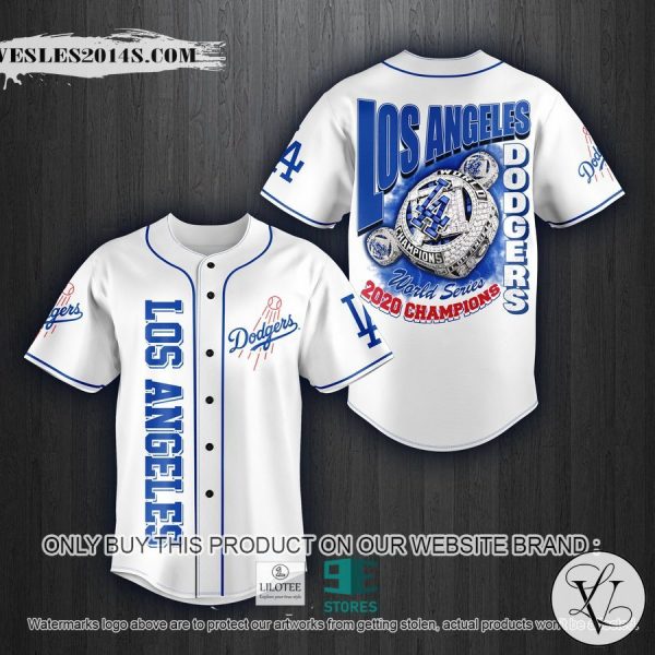 MLB Los Angeles Dodgers Champion 2020 Baseball Jersey
