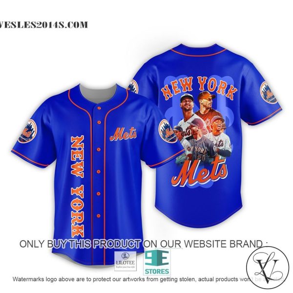 MLB New York Mets Football Players Baseball Jersey