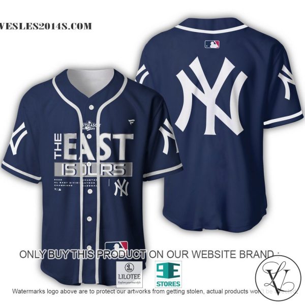 MLB New York Yankees The East Is Ours Navy Baseball Jersey